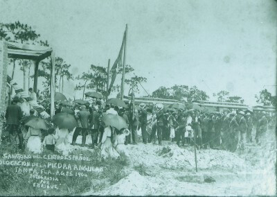 Centro Español cornerstone ceremony (1904)